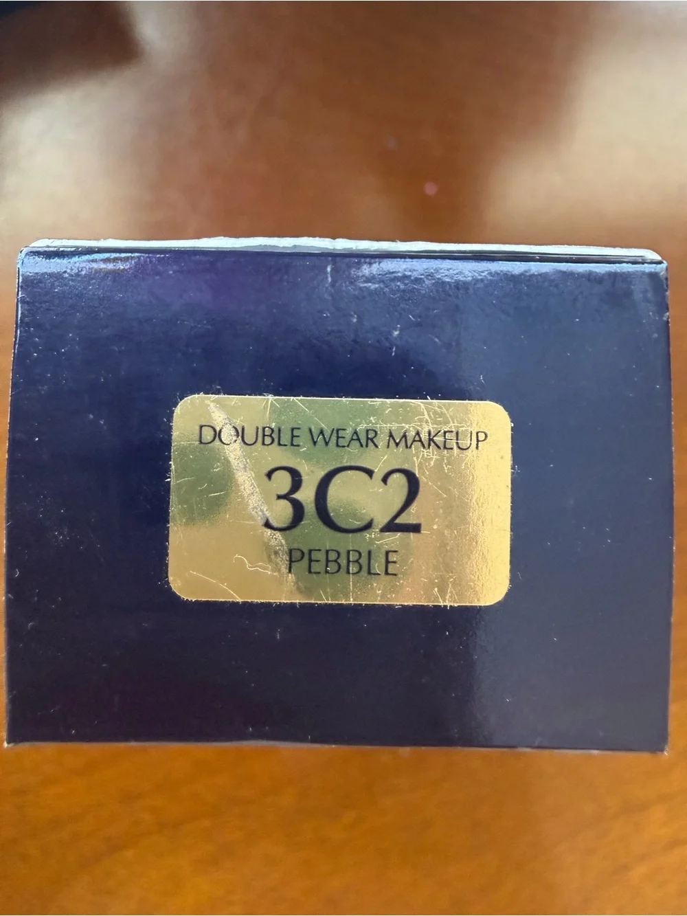 Estee Lauder Double Wear Foundation 3C2PEBBLE Beige Gold Accents 1 fl oz